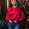 You Had Me At Cocktails Shift Top in Wine Curves Image - 1