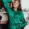 You Had Me At Cocktails Shift Top in Green Curves Image - 1