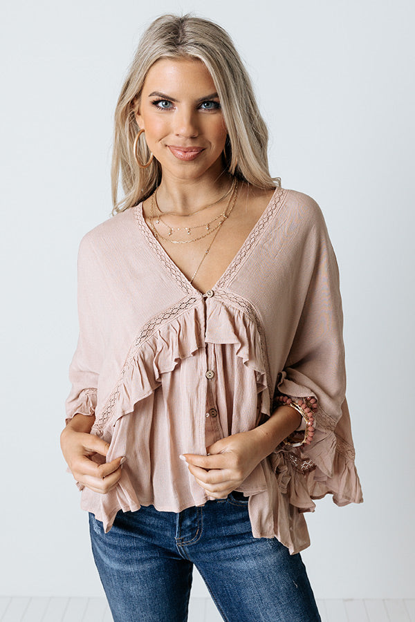 Swapping Notes Babydoll Top