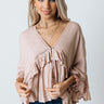 Swapping Notes Babydoll Top Image - 1