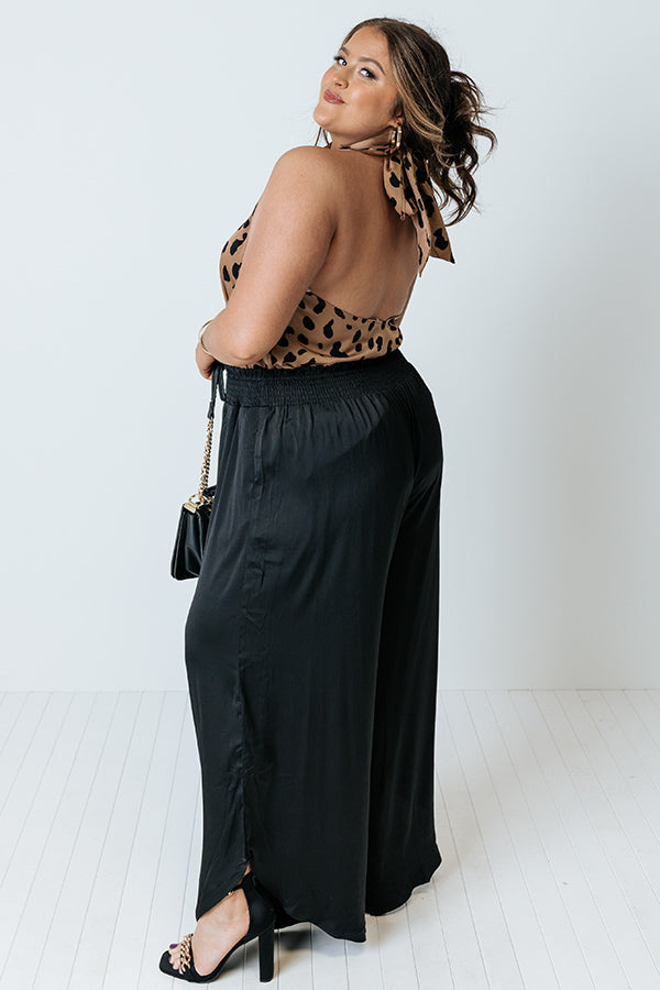 The Barrett High Waist Pants In Black Curves Image - 2