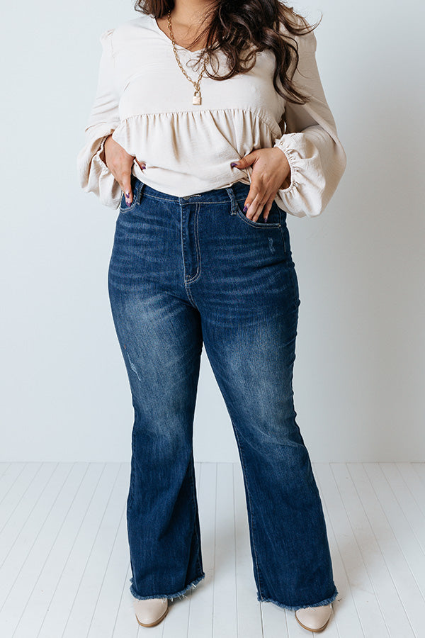 Risen The Reesley High Waist Flares Curves Image - 1