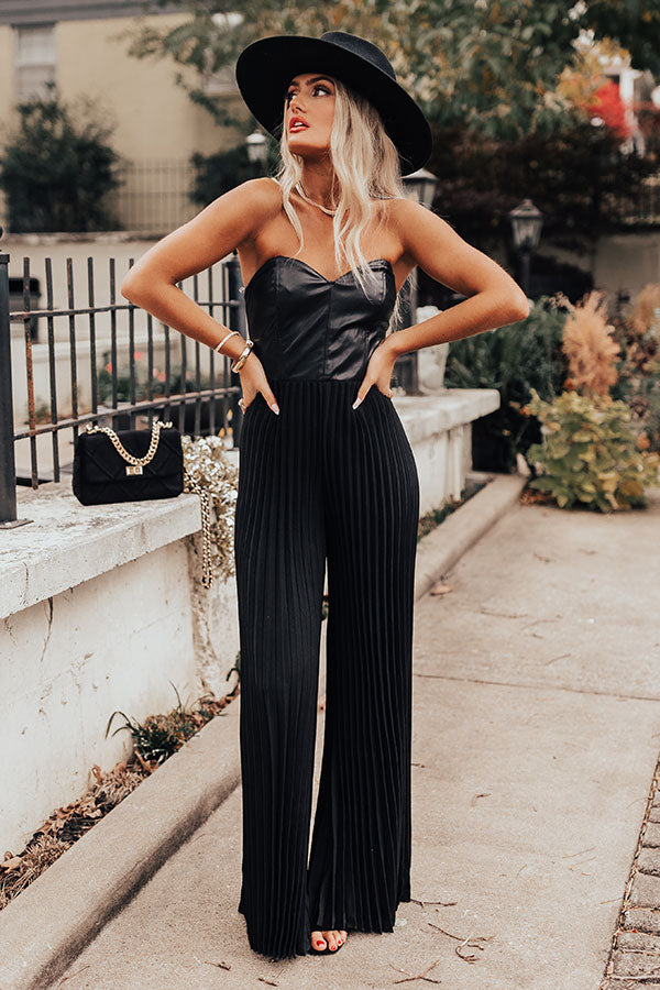 Milan Hopes Pleated Jumpsuit Image - 1