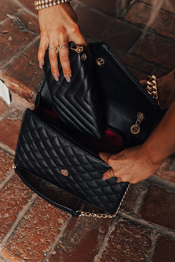 PR Move Faux Leather Crossbody In Black Image - 2