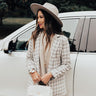 Chic At First Sight Houndstooth Blazer Image - 1