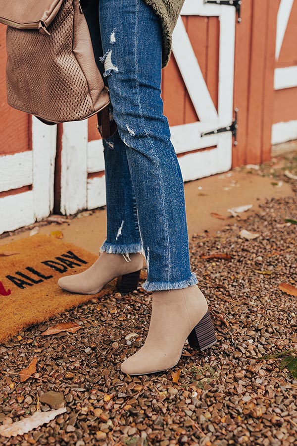 The Fulton Faux Nubuck Bootie Image - 2