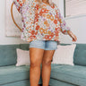 Feeling So Free Floral Shift Top In Lavender Curves Image - 1