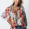 Feeling So Free Floral Shift Top In Lavender Image - 1