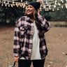 Latte Sips Plaid Jacket Curves Image - 1