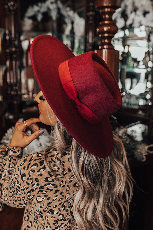 Remember Me Fondly Fedora In Berry