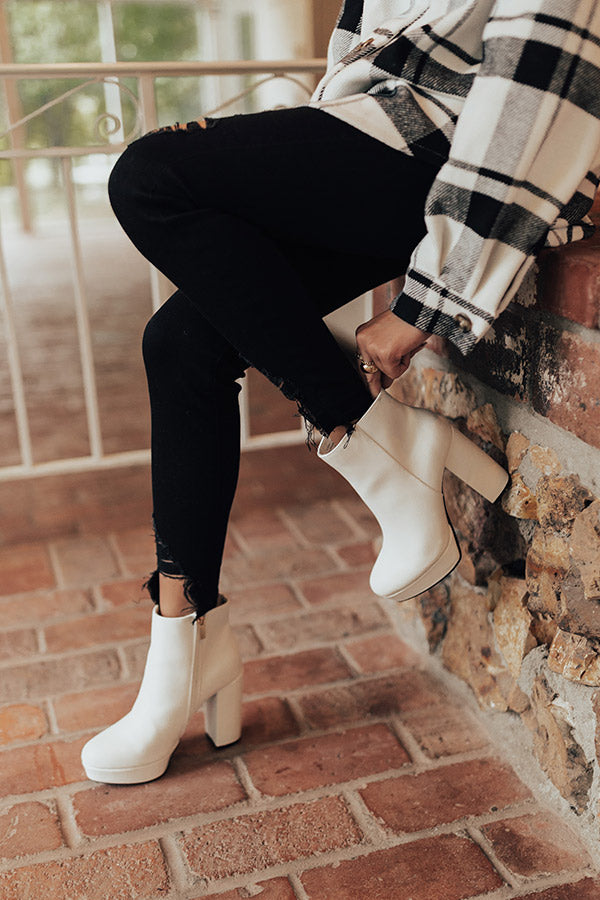 The Alexandra Faux Leather Bootie Image - 1