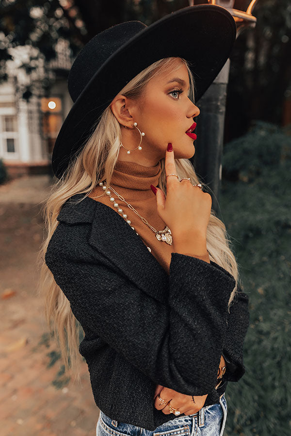 Melting My Heart Earrings In Gold