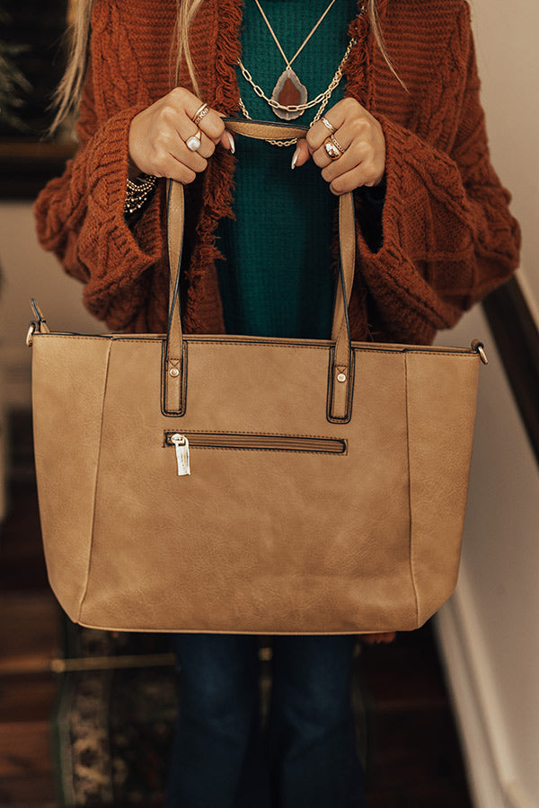Wanted You Forever Faux Leather Tote Image - 2