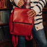 Caught In A Moment Faux Leather Backpack Image - 1
