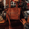 Thankful Thoughts Faux Leather Crossbody In Maple Image - 1