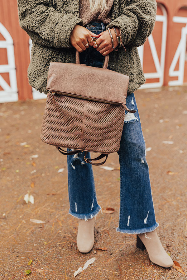 Rockstar Appeal Faux Leather Backpack