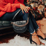 Chance At Love Faux Leather Crossbody In Black Image - 1