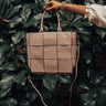Keep It High Profile Faux Leather Tote In Taupe Image - 1
