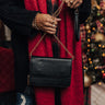 Just In Time Faux Leather Purse In Black Image - 1