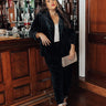 Midnight Dreams Velvet Joggers In Black Curves Image - 1