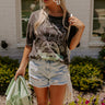 Kiss Rock And Roll Distressed Graphic Tee Image - 1