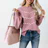 What A Time Sweater In Dusty Purple Image - 1