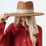 Show Your Heart Felt Fedora In Iced Mocha Image - 1