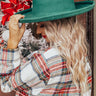 Chasing Wanderlust Wool Fedora In Hunter Green Image - 1