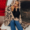 Cozy And Cute Leopard Blanket In Iced Latte Image - 1