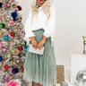 Tune Of Love Tulle Skirt In Pear Image - 1
