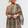 You Had Me At Cocktails Snake Print Dress Curves Image - 1