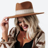 Show Your Heart Felt Fedora In Chocolate Image - 1