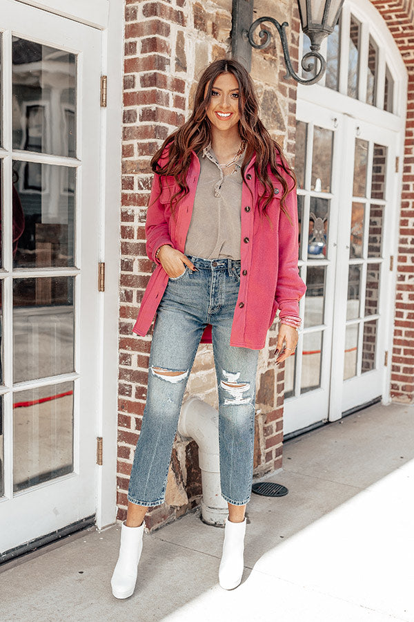 Honey So Snuggly Jacket In Blush Image - 2