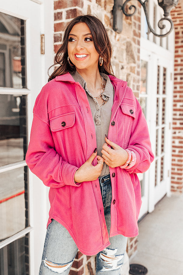 Honey So Snuggly Jacket In Blush Image - 1