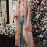 Love Songs On Repeat Sequin Duster In Pink Image - 1