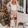 Love Songs On Repeat Sequin Duster In Champagne Image - 1
