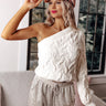 Eiffel Tower Flurries Cable Knit Sweater Image - 1