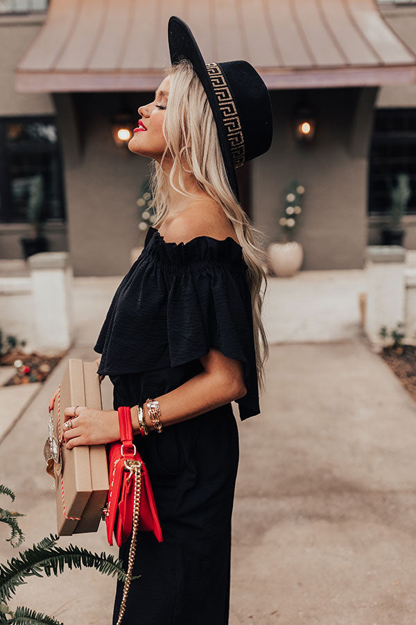 Celebrating In Times Square Jumpsuit in Black Image - 5