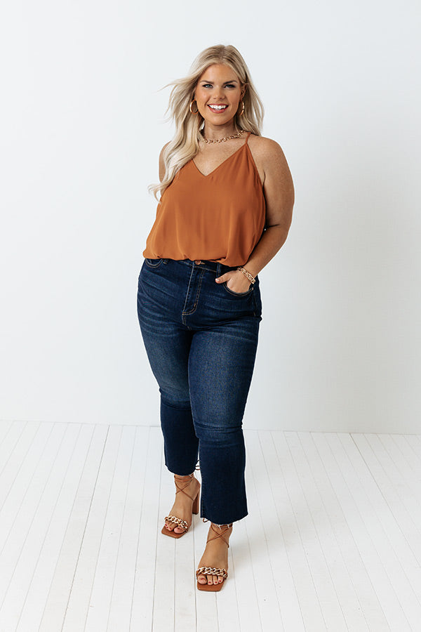 Tour The City Shift Tank In Camel Curves Image - 2