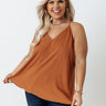 Tour The City Shift Tank In Camel Curves Image - 1