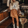 The Fabina Faux Leather Skirt Image - 1