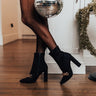 The Nessa Faux Suede Bootie Image - 1