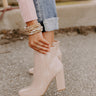 The Yasmine Patent Bootie in Natural Image - 1