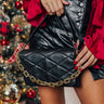 On The Lookout Faux Leather Purse In Black Image - 1