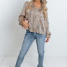 Hang Onto Love Leopard Shift Top Image - 1