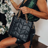 Love And Luck Faux Leather Crossbody In Black Image - 1
