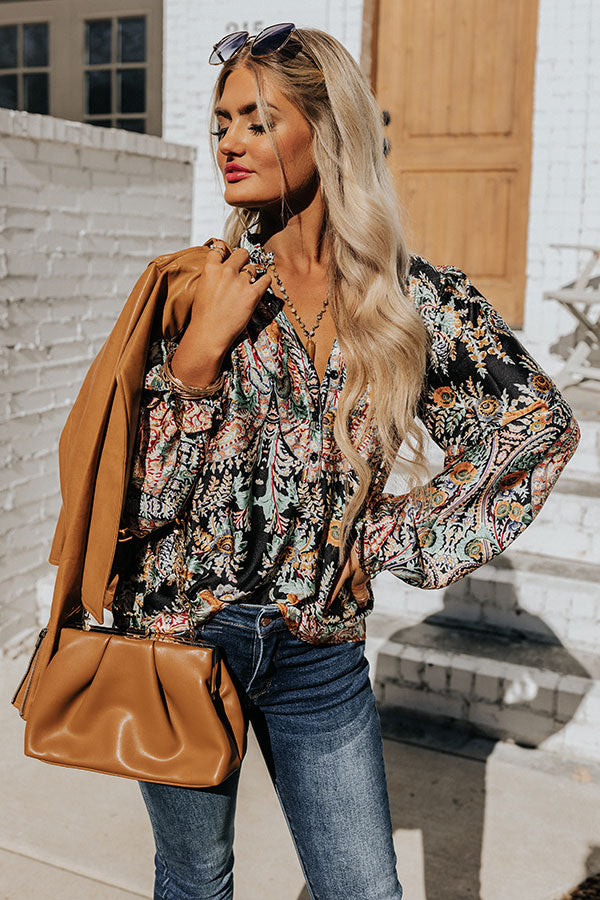 Happy Hour Fun Floral Shift Top Image - 1