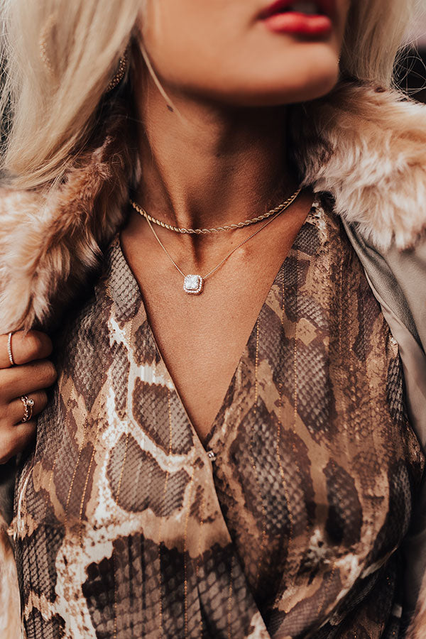 Dancing Under The Stars Layered Necklace Image - 2