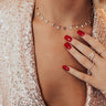 String Lights And Late Nights Necklace In Clear Image - 1
