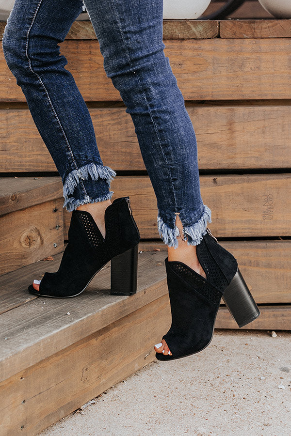 The Mable Peep Toe Bootie